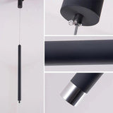 LED Cylinder Tube Pendant Light for Kitchen Island - Hans Lumiere