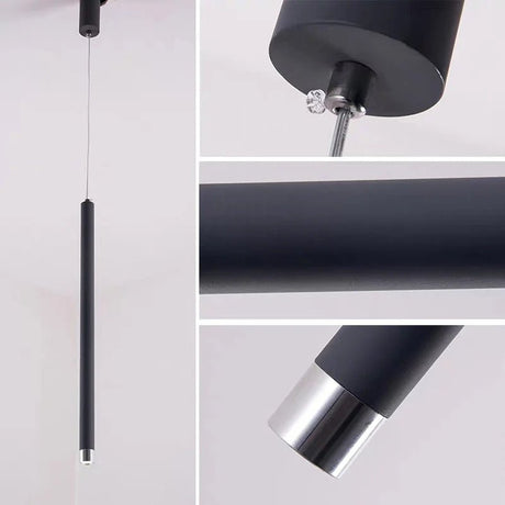 LED Cylinder Tube Pendant Light for Kitchen Island - Hans Lumiere
