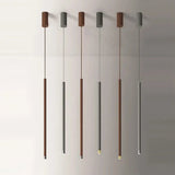 LED Cylinder Tube Pendant Light for Kitchen Island - Hans Lumiere