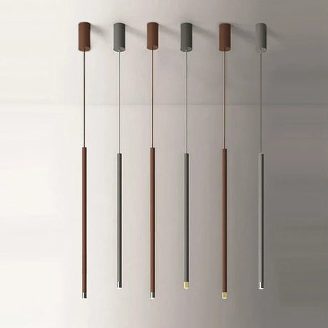 LED Cylinder Tube Pendant Light for Kitchen Island - Hans Lumiere