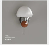 LED Mushroom Wall Sconce with Pull Cord | Kids & Bedroom - Hans Lumiere
