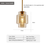 Led Nordic Pendant Lamp With Glass Lampshade - Hans Lumiere
