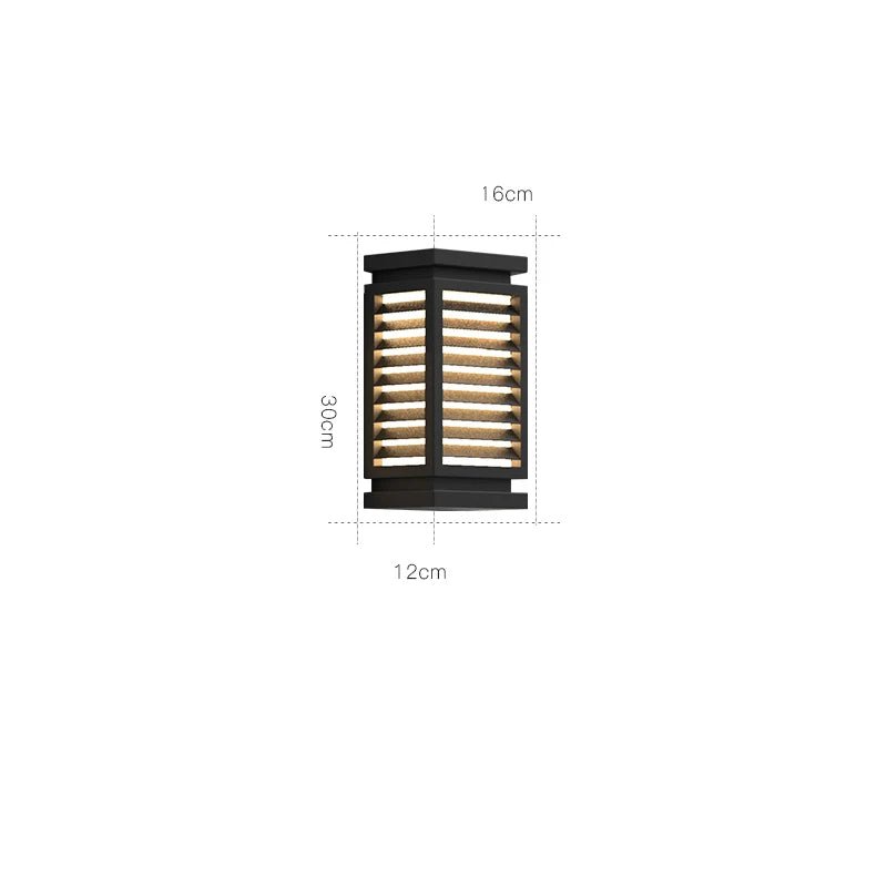 LED Outdoor Waterproof Wall Lamp - Hans Lumiere