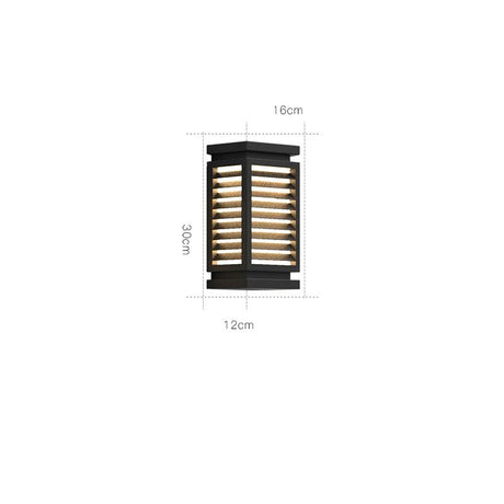 LED Outdoor Waterproof Wall Lamp - Hans Lumiere