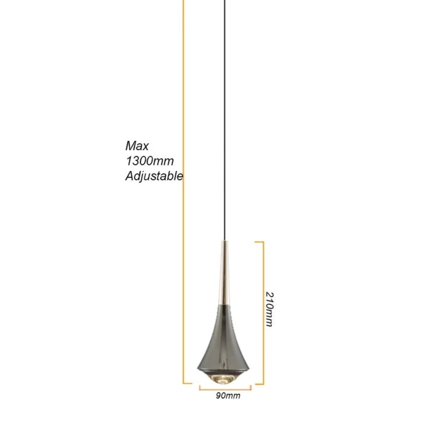 LED Pendant Lights Mirror Lamp Dimmable - Hans Lumiere