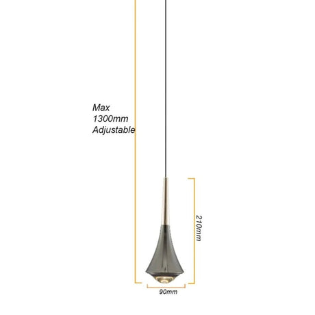 LED Pendant Lights Mirror Lamp Dimmable - Hans Lumiere