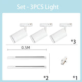 LED Replaceable Bulb Track Light Sets - Hans Lumiere