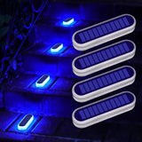 LED Solar Deck Lights - Waterproof IP68 Stair and Path Lighting (4-Pack) - Hans Lumiere
