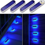 LED Solar Deck Lights - Waterproof IP68 Stair and Path Lighting (4-Pack) - Hans Lumiere