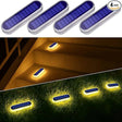 LED Solar Deck Lights - Waterproof IP68 Stair and Path Lighting (4-Pack) - Hans Lumiere