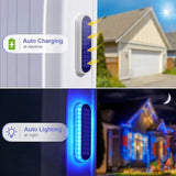 LED Solar Deck Lights - Waterproof IP68 Stair and Path Lighting (4-Pack) - Hans Lumiere