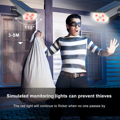 LED Solar Motion Sensor Garden Landscape Spotlight - Hans Lumiere