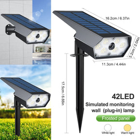 LED Solar Motion Sensor Garden Landscape Spotlight - Hans Lumiere