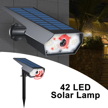 LED Solar Motion Sensor Garden Landscape Spotlight - Hans Lumiere