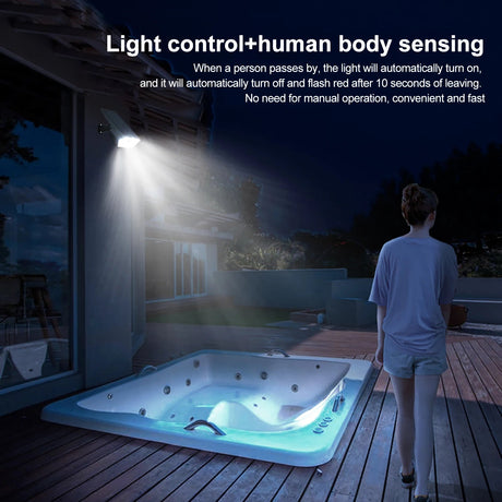 LED Solar Motion Sensor Garden Landscape Spotlight - Hans Lumiere