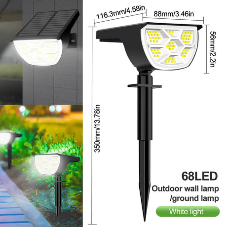 LED Solar Outdoor IP65 Waterproof Landscape Light - Hans Lumiere
