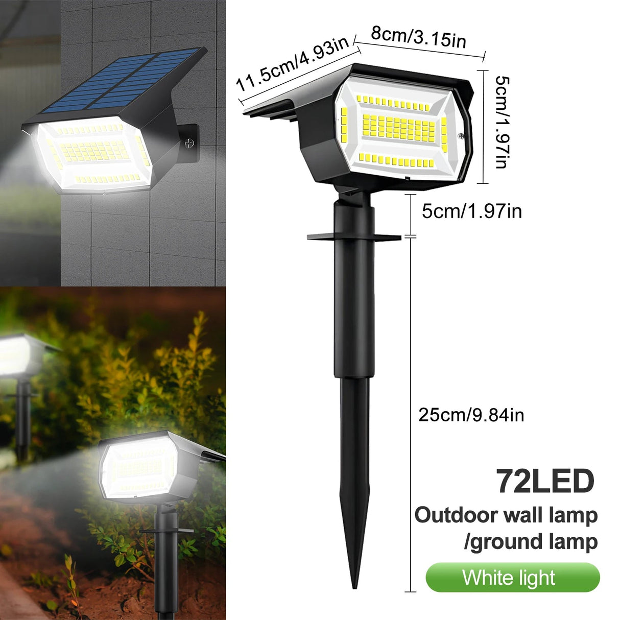 LED Solar Outdoor IP65 Waterproof Landscape Light - Hans Lumiere