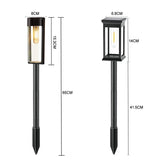 LED Solar Outdoor Pathway Lights With Tungsten Filament Bulb - Hans Lumiere