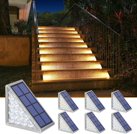 LED Solar Step Light – IP67 Waterproof Anti-Theft Stair and Deck Light - Hans Lumiere