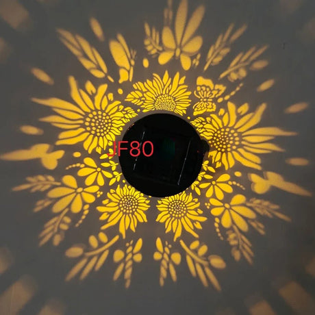 LED Solar Wall Light IP65 Waterproof Warm White Garden Night Light - Hans Lumiere