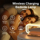 LED Table Lamp With Mobile Phone Fast Wireless Charger - Hans Lumiere