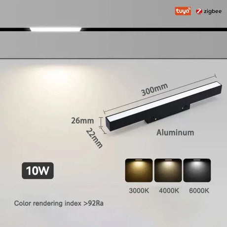LED Track Lights With Changeable Magnetic Rail And Tuya APP Smart Control System - Hans Lumiere