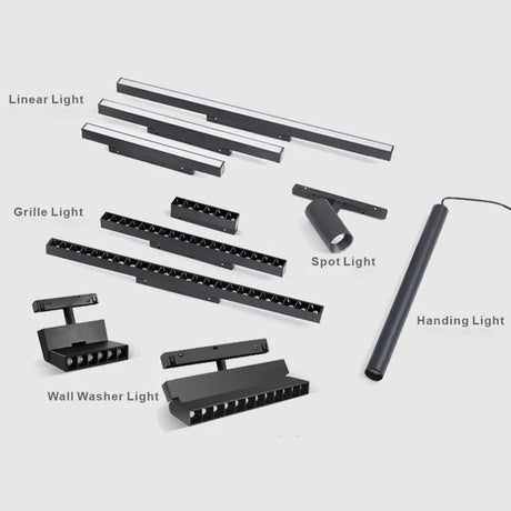 LED Track Lights With Changeable Magnetic Rail And Tuya APP Smart Control System - Hans Lumiere