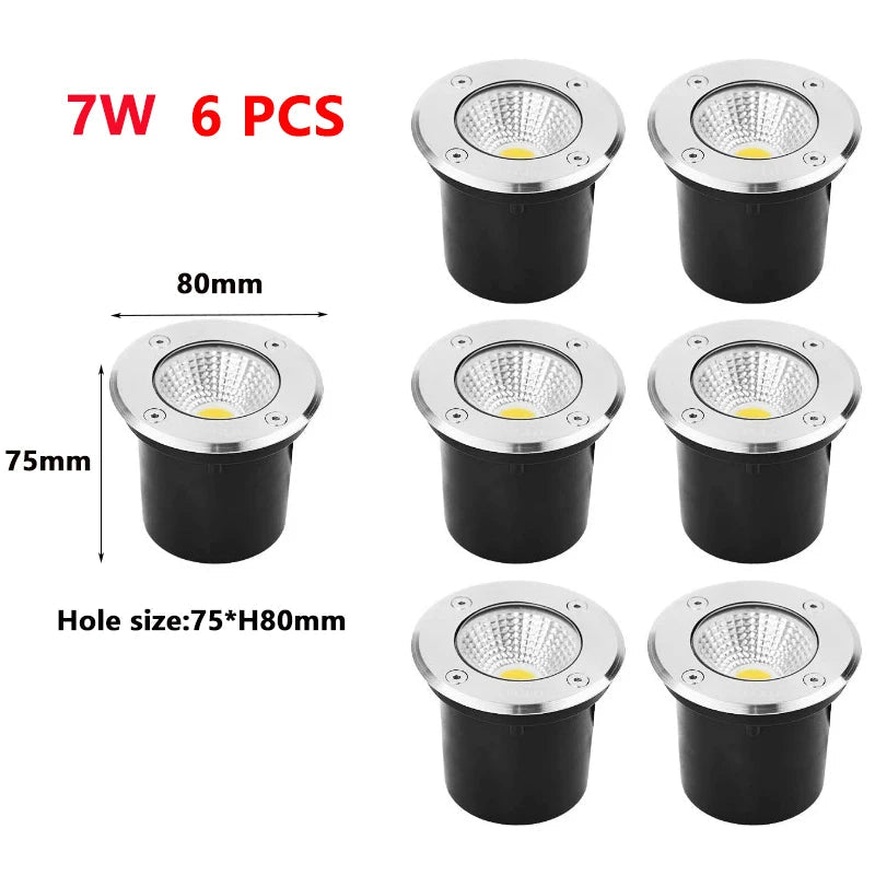 LED Underground Garden Light – Waterproof IP67 Buried Spot, 5-20W - Hans Lumiere