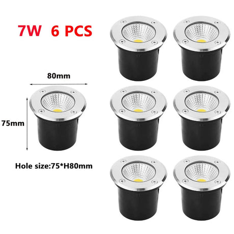 LED Underground Garden Light – Waterproof IP67 Buried Spot, 5-20W - Hans Lumiere