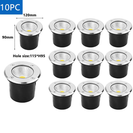 LED Underground Garden Light – Waterproof IP67 Buried Spot, 5-20W - Hans Lumiere
