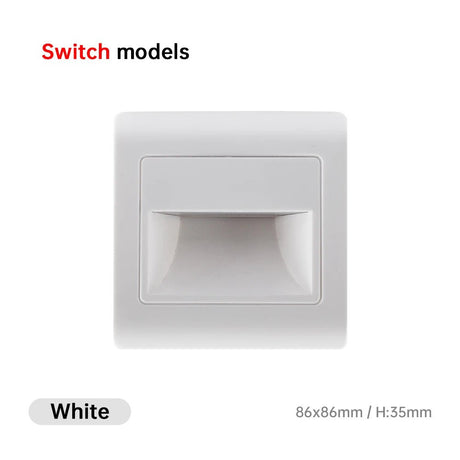 LED Wall Lamp Recessed Stair Light With PIR Sensor - Hans Lumiere