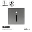 LED Wall Lamp Recessed Stair Light With PIR Sensor - Hans Lumiere