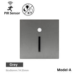 LED Wall Lamp Recessed Stair Light With PIR Sensor - Hans Lumiere