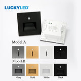 LED Wall Lamp Recessed Stair Light With PIR Sensor - Hans Lumiere