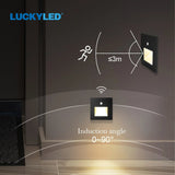 LED Wall Lamp Recessed Stair Light With PIR Sensor - Hans Lumiere