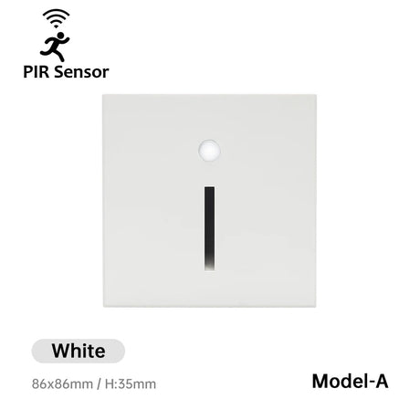 LED Wall Lamp Recessed Stair Light With PIR Sensor - Hans Lumiere