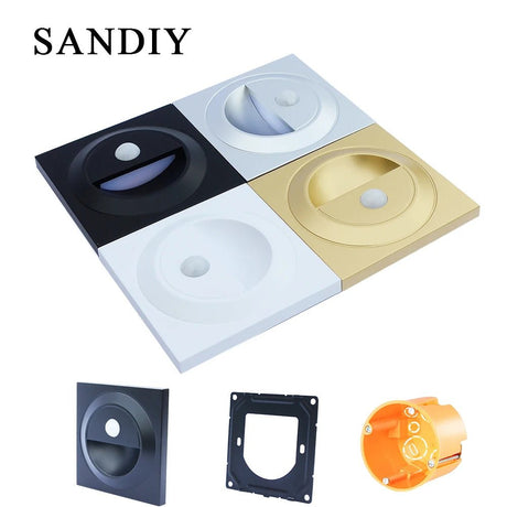 LED Wall Light Step & Stair Lamp With Motion Sensor - Hans Lumiere