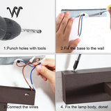 LED Waterproof Bathroom Light Wall Mounted Wall Light Sconce - Hans Lumiere
