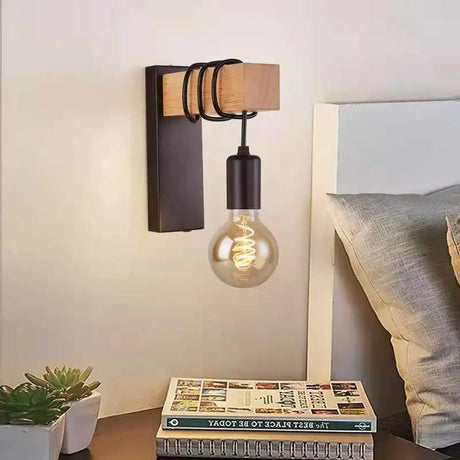Lightness Black Wall Lights, Edison Wall Lamp - Hans Lumiere