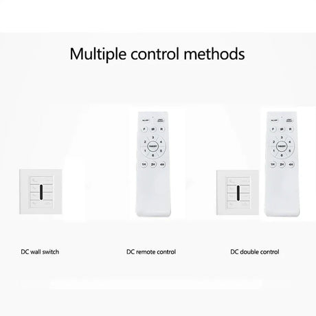 Low-Profile Wood Blade Ceiling Fan with LED Light &amp; Remote - Hans Lumiere