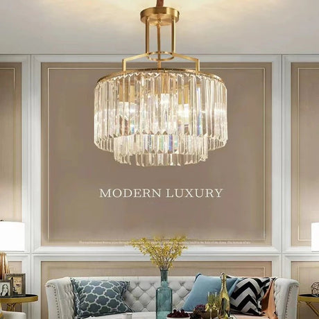 Luxury American Retro Modern Lighting Fixtures Copper Chandelier - Hans Lumiere