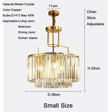 Luxury American Retro Modern Lighting Fixtures Copper Chandelier - Hans Lumiere