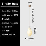 Luxury Ceramic Magnolia Long LED Chandelier - Hans Lumiere