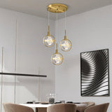 Luxury Crystal Single Head Round Chandelier - Hans Lumiere