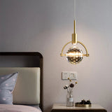 Luxury Crystal Single Head Round Chandelier - Hans Lumiere