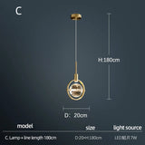 Luxury Crystal Single Head Round Chandelier - Hans Lumiere