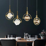 Luxury Crystal Single Head Round Chandelier - Hans Lumiere