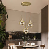 Luxury Crystal Single Head Round Chandelier - Hans Lumiere