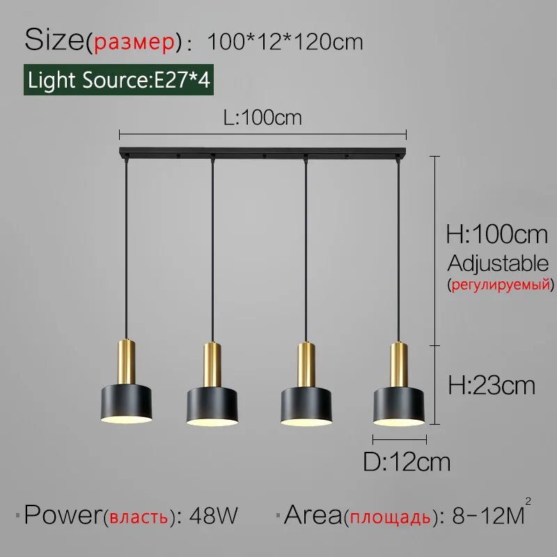 Luxury Dining Room Bar Table Lamp - Hans Lumiere