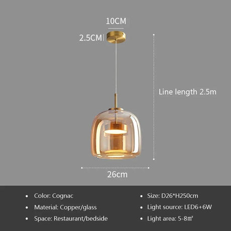 Luxury Glass Pendant Pendant Lamp - Hans Lumiere